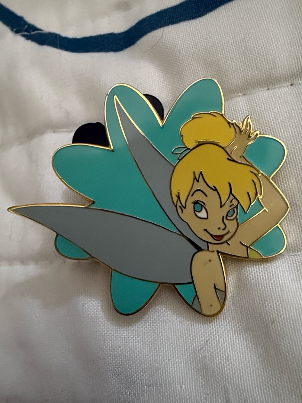 Disney Tinker Bell Enamel Pin - Teal, Yellow, Purple